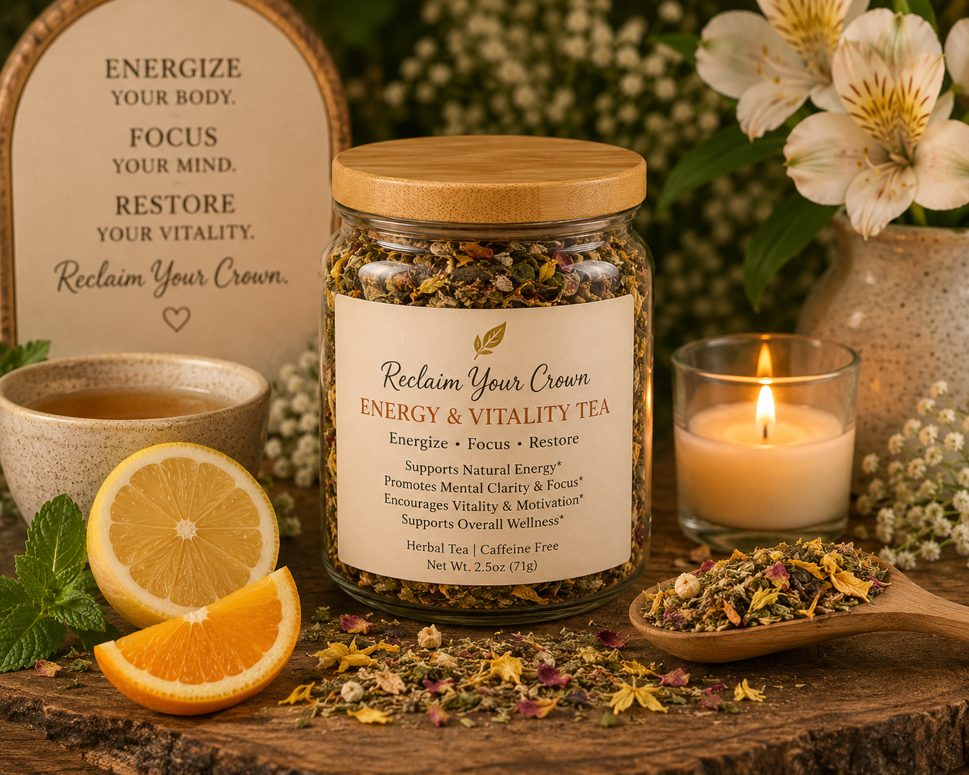 Reclaim Your Crown Energy & Vitality Tea