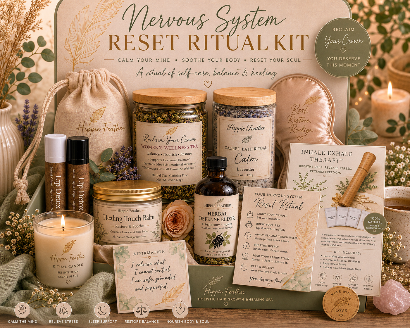 Nervous System Reset Ritual Kit