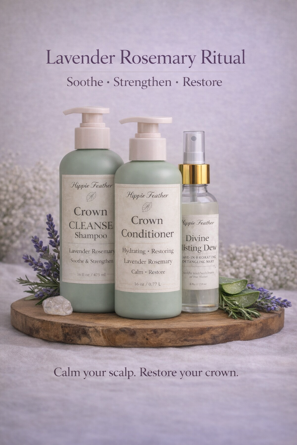 Lavender Rosemary Crown Ritual