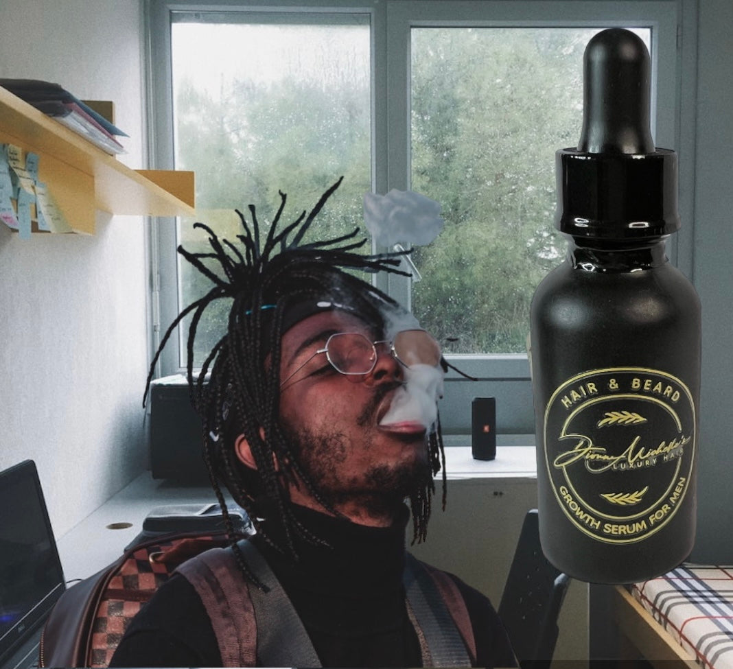 222 Black Herbal Beard Oil For Men