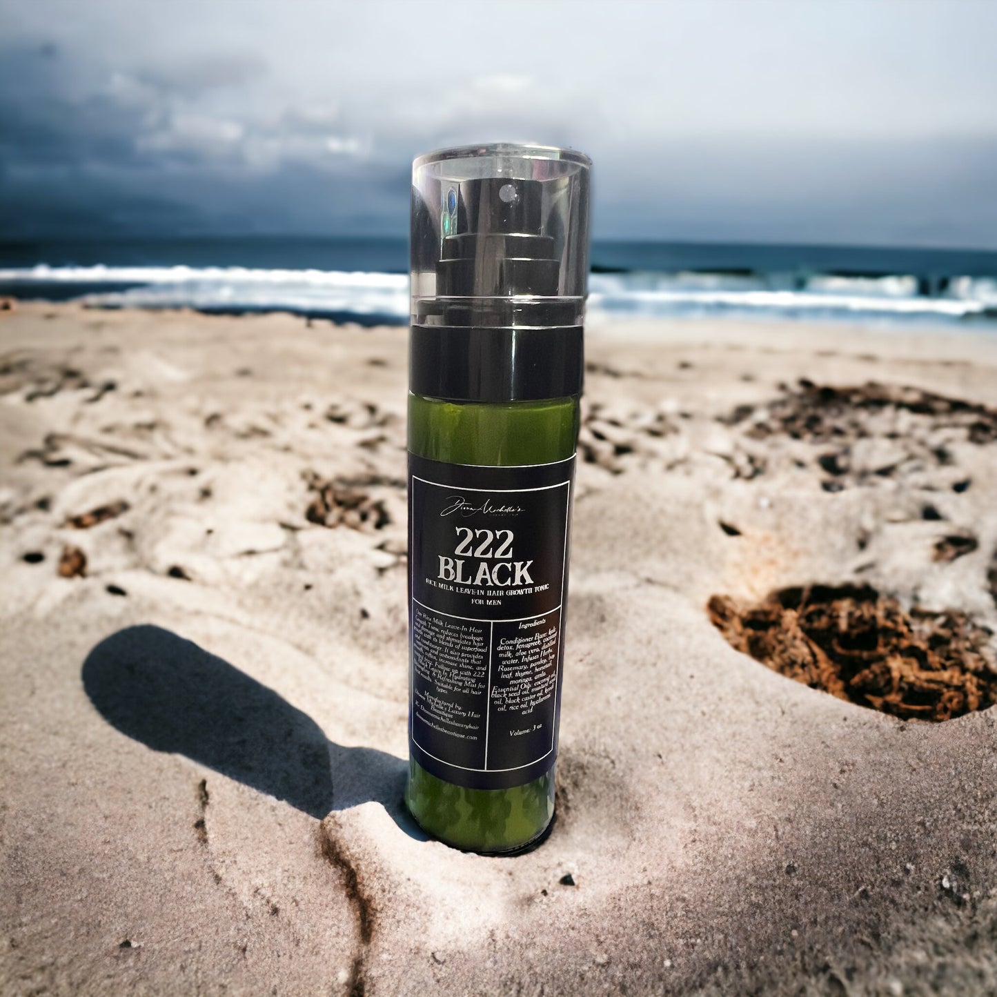 Hippie Feather’s 222 Black Rice Milk Leave-in Hair Growth Tonic