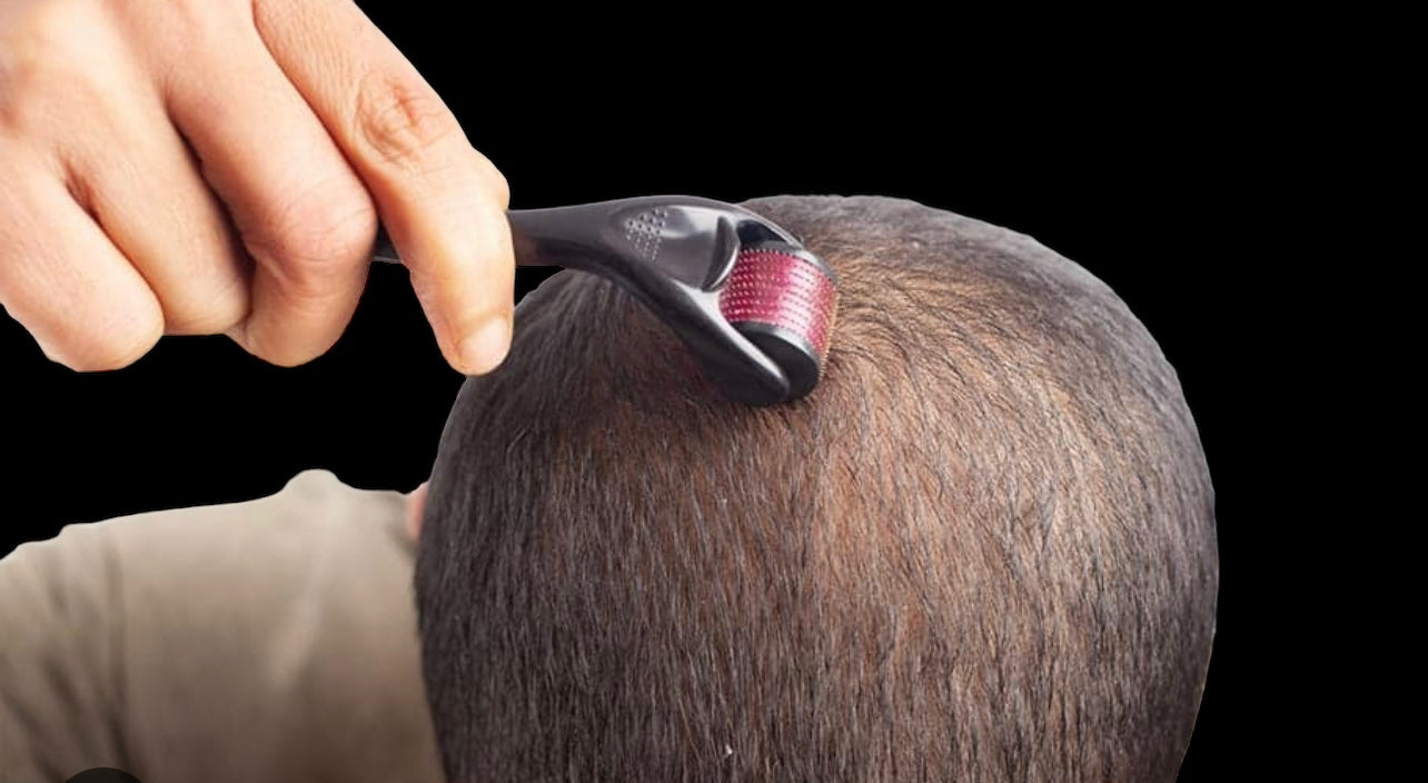 Hippie Feather's Micro Derma Needle Hair And Beard Therapy Roller For Men