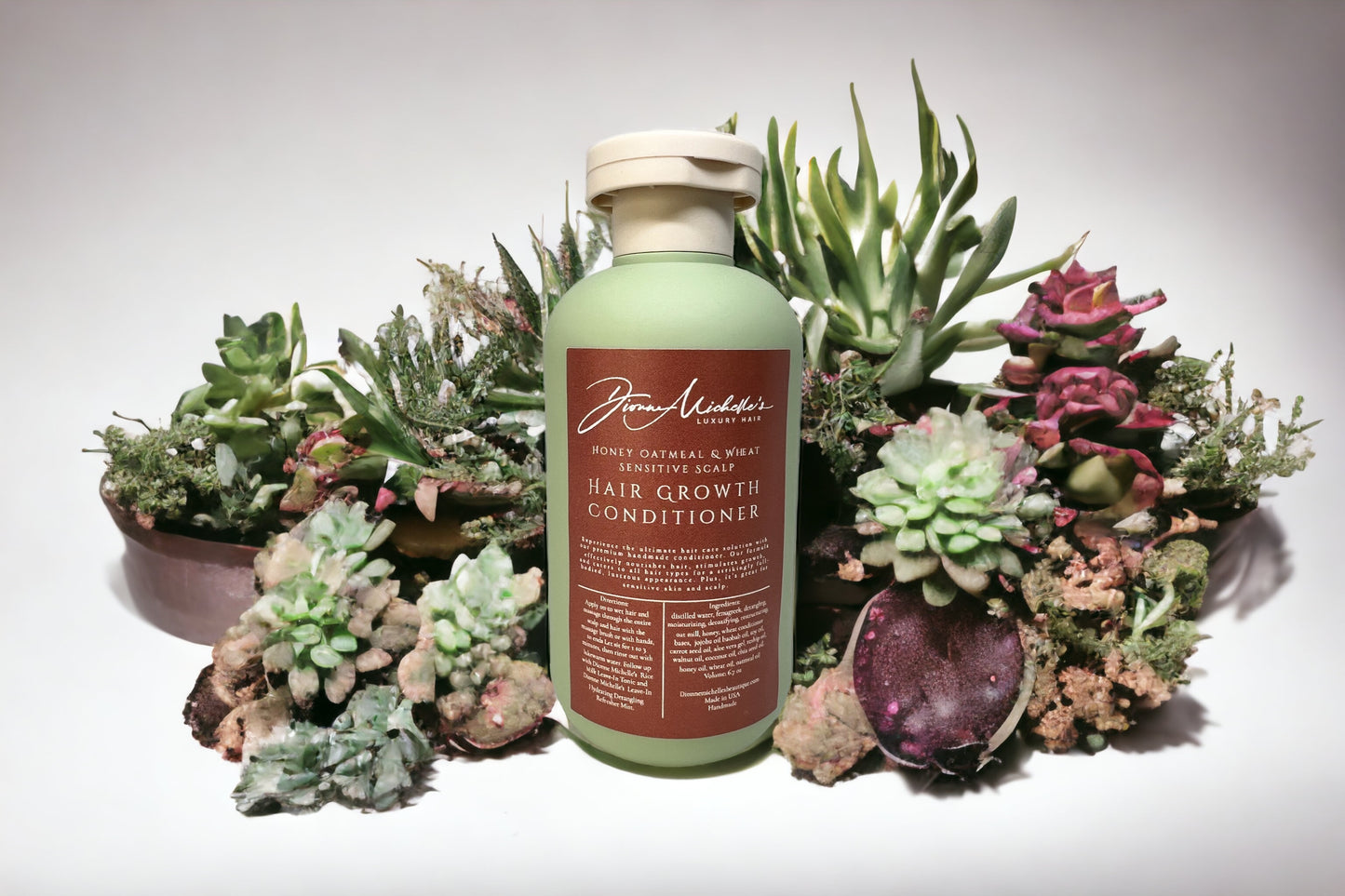 Hippie Feather's Herbal Honey Oatmeal & Wheat Herbal Hair Growth Conditioner For Sensitive Scalp