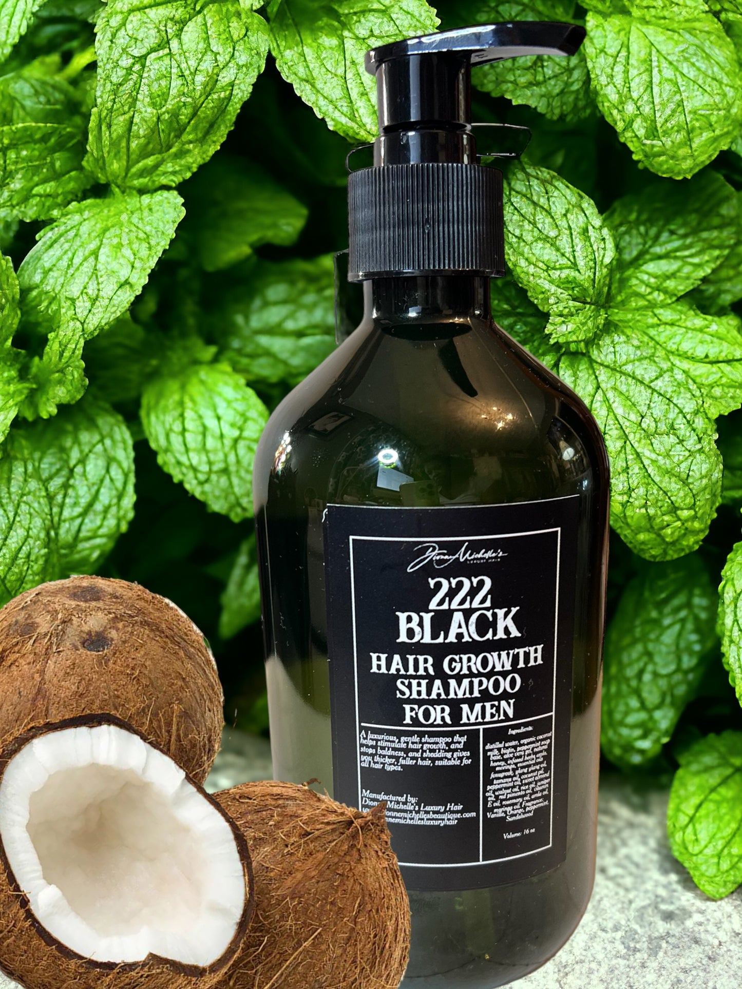 Hippie Feather's Herbal Peppermint Coconut Milk Hair Growth Shampoo