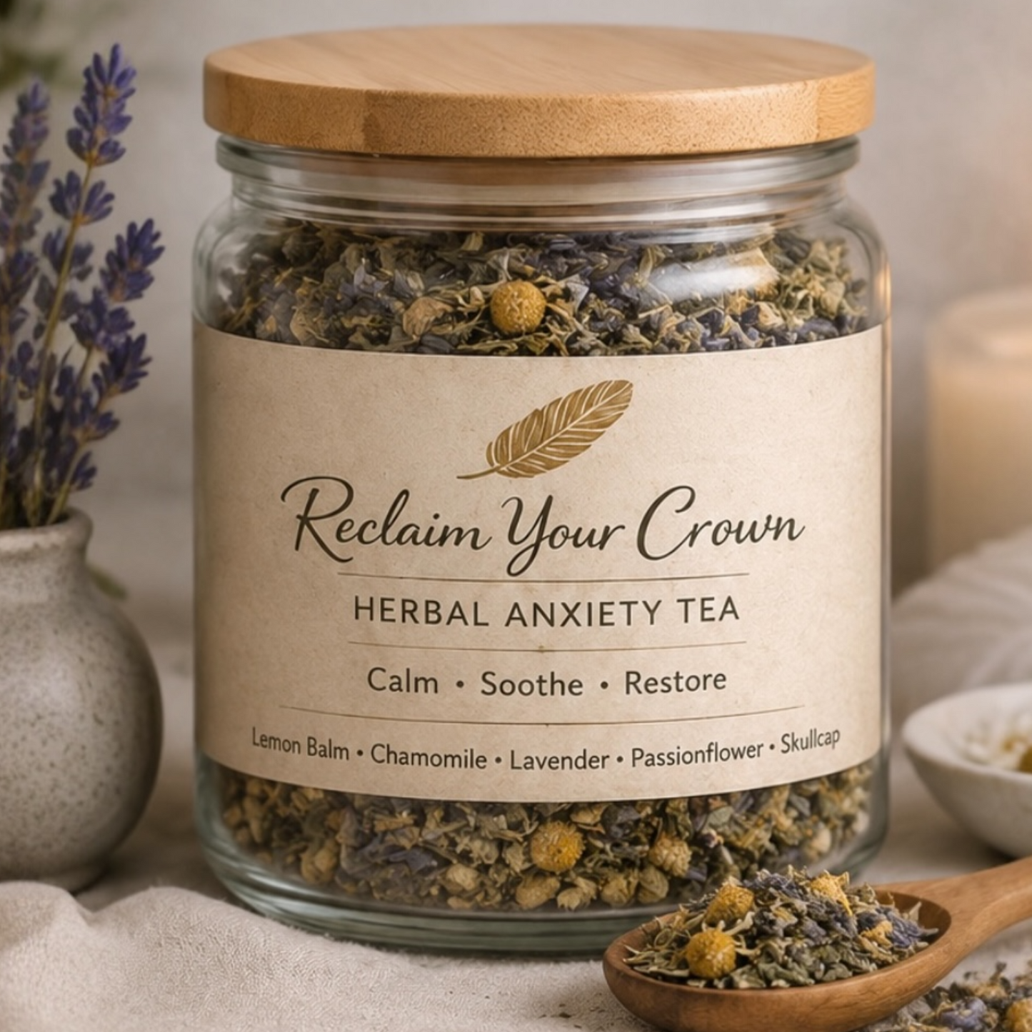 Reclaim Your Crown Herbal Anxiety Tea