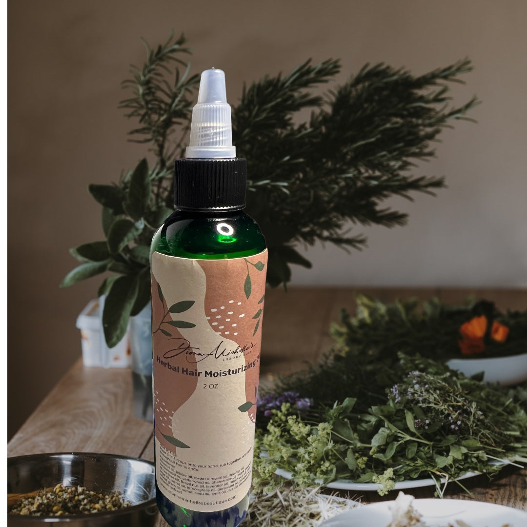 Hippie Feather's Holistic Herbal Hair Moisturizing Hair Oil