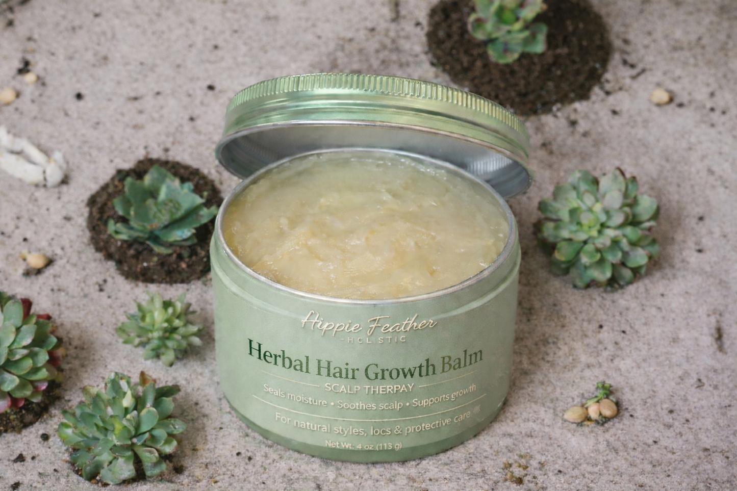 Herbal Hair Growth Balm – Scalp Therapy