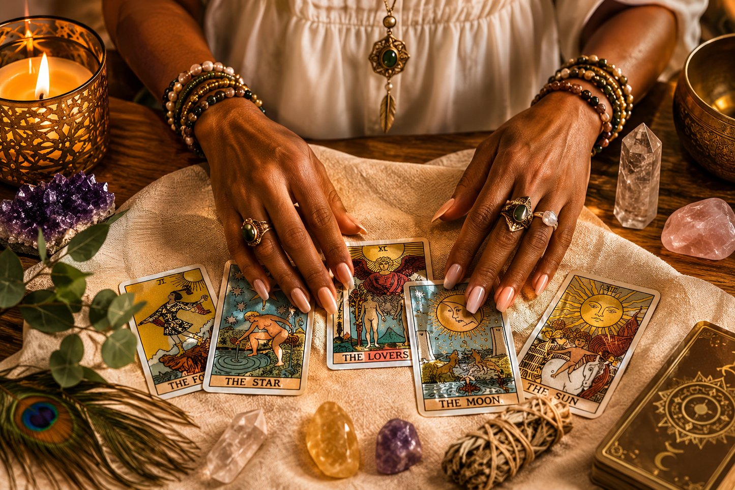The Unfolding Path™ Tarot Card Reading Ritual with Mystic Hippie