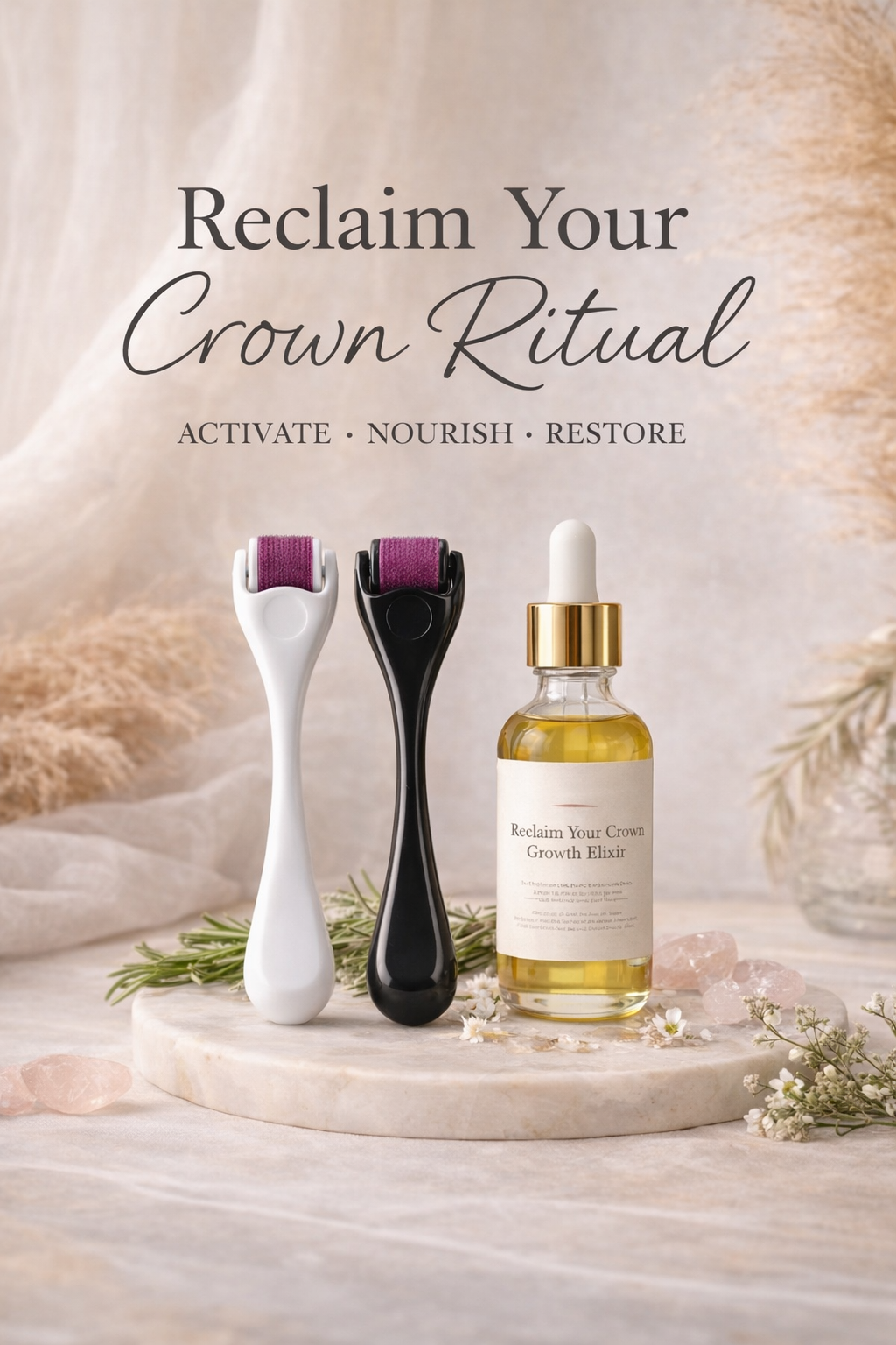 Reclaim Your Crown Ritual | Hair Growth Activation & Nourishment System