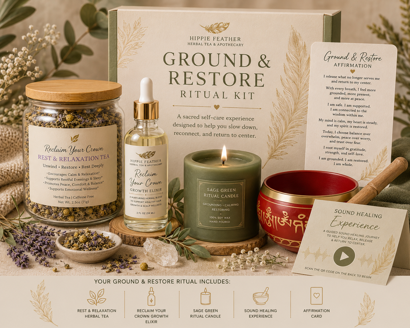 Ground & Restore Ritual Kit