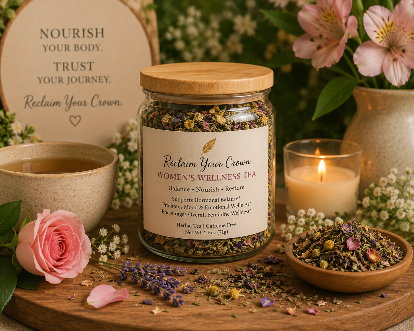 Reclaim Your Crown Women's Wellness Tea